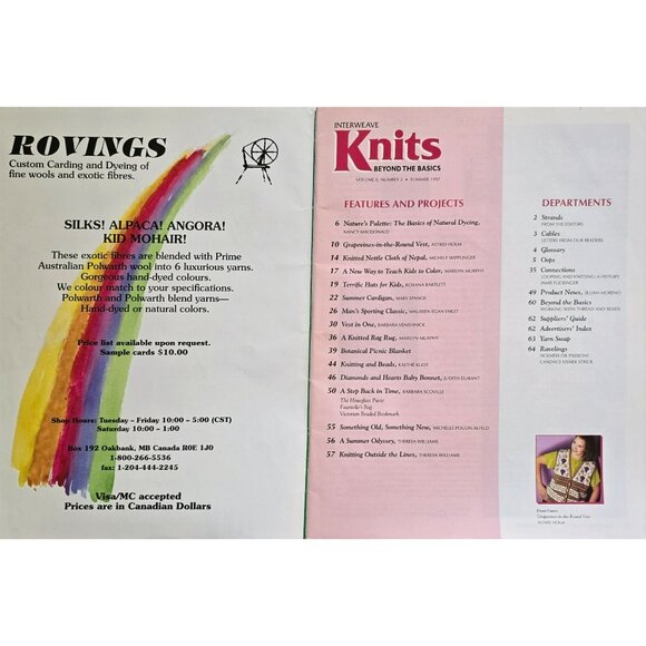 Interweave Knits Summer 1997 Beyond the Basics Bead Knitting - Picture 4 of 13